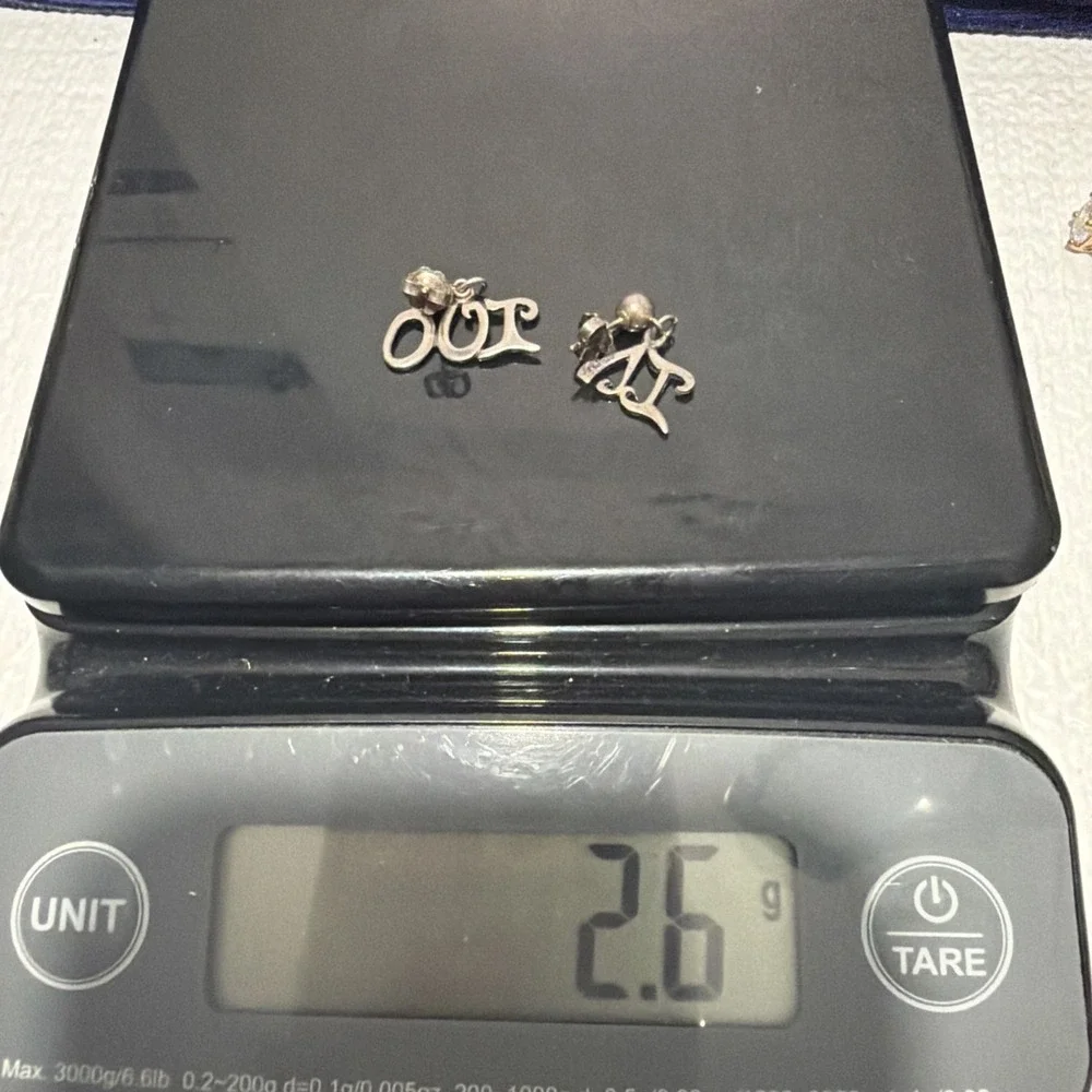 Leonore Doskow In Out Sterling Silver Earrings Signed